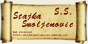 Stajka Smoljenović vizit kartica